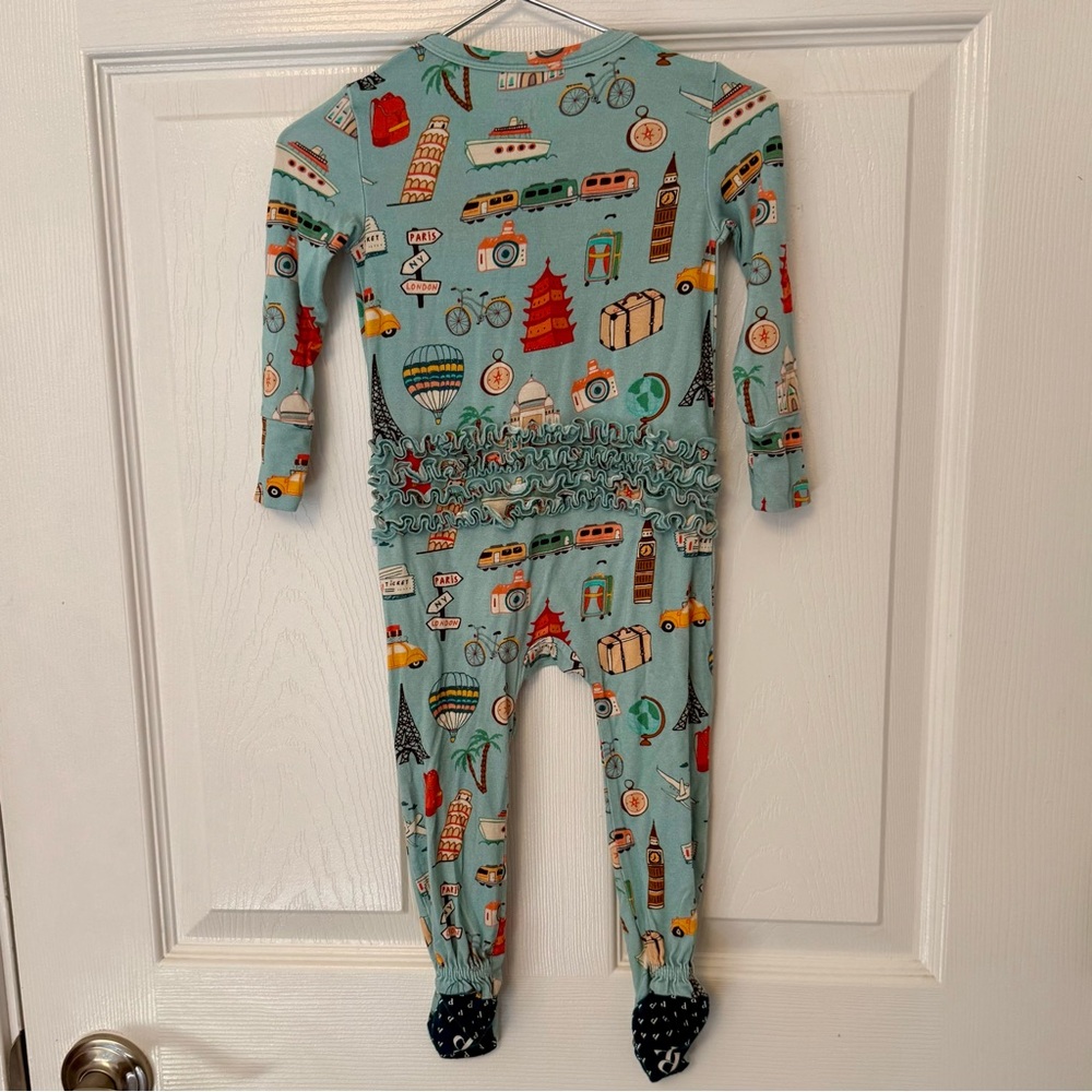 Posh Peanut Around the World Zippered One Piece - Picture 3 of 5